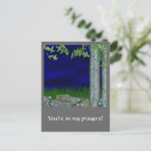 CARTE POSTALE DANS LE JARDIN (Debout devant)