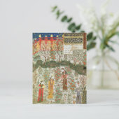 Carte postale Dans le jardin (Debout devant)