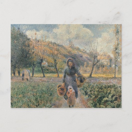 Carte Postale Dans le jardin (Devant)