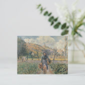 Carte Postale Dans le jardin (Debout devant)