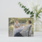 Carte Postale Dans le jardin, 1911 (Debout devant)