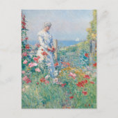 Carte Postale Dans le jardin | Childe Hassam (Devant)