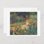 Carte Postale Dans le jardin, Monet (Devant / Derrière)