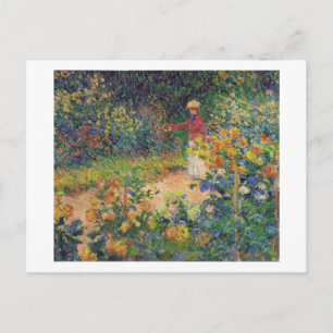 Carte Postale Dans le jardin, Monet