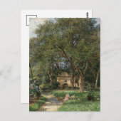 Carte Postale Dans le parc du château | Hugo Darnaut (Devant / Derrière)