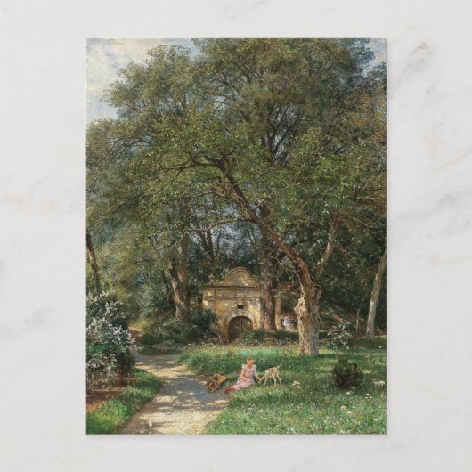 Carte Postale Dans le parc du château | Hugo Darnaut (Devant)