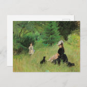 Carte Postale Dans le Parc par Berthe Morisot (Devant / Derrière)