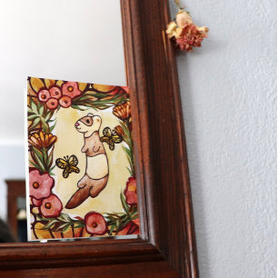 Carte Postale "Dans le pittoresque Jardin du Ferret, un jardinie