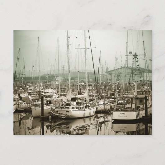 Carte Postale Dans Le Port (Devant)