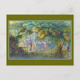 Carte Postale Dans le royaume des fées : Une danse féerique