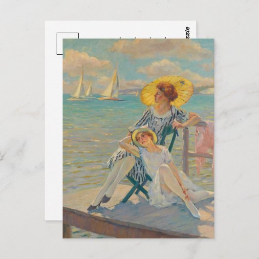 Carte Postale Dans le soleil | Edward Cucuel (Devant / Derrière)