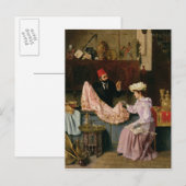 Carte Postale Dans le souk, 1891 (Devant / Derrière)