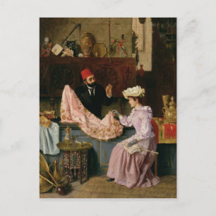 Carte Postale Dans le souk, 1891