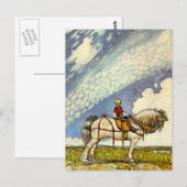 Carte Postale « Dans le vaste monde » de John Bauer (Devant / Derrière)