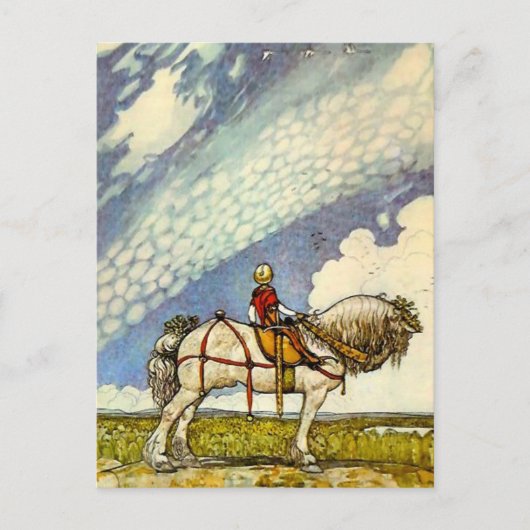 Carte Postale « Dans le vaste monde » de John Bauer (Devant)