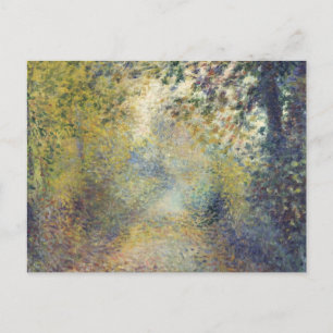 Carte Postale Dans les bois par Pierre-Auguste Renoir