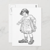 Carte Postale Dans les chaussures de papa (Devant / Derrière)