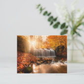 CARTE POSTALE DANS LES COULEURS DE L'AUTOMNE (Debout devant)