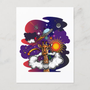 Carte Postale Dans Les Étoiles