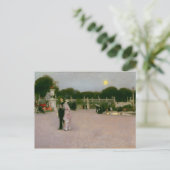 Carte Postale Dans les jardins du Luxembourg 1879 John Singer Sa (Debout devant)