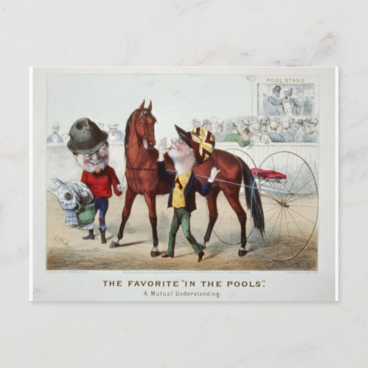 Carte Postale Dans Les Piscines 1876 (Devant)