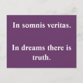 Carte Postale Dans les rêves (Devant)