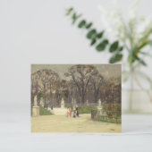 Carte Postale Dans Les Tuileries (Debout devant)