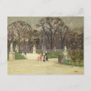 Carte Postale Dans Les Tuileries
