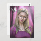 Carte Postale Dans les yeux de l'amour (Devant / Derrière)