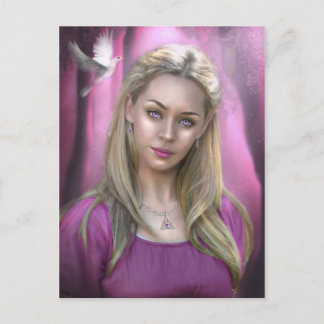 Carte Postale Dans les yeux de l'amour