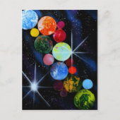 Carte Postale Dans l'espace (Devant)