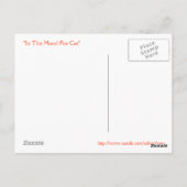 Carte Postale Dans L'Humeur Du Chat (Dos)