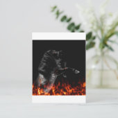 Carte Postale Dans l'incendie (Debout devant)