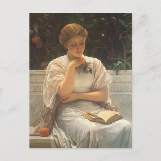 Carte Postale Dans l'orangerie de Charles Edward Perugini (Devant)