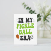 Carte Postale Dans mon ère de PickleBall Cadeau drôle et funky d (Debout devant)