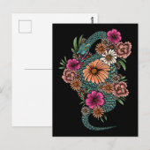 Carte Postale Dans mon jardin (Devant / Derrière)