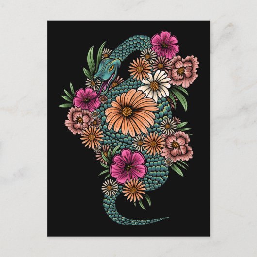 Carte Postale Dans mon jardin (Devant)