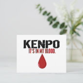 Carte Postale Dans Mon Sang KENPO (Debout devant)