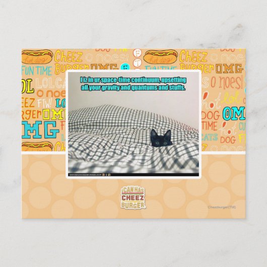 Carte Postale Dans notre Continuum de temps spatial (Devant)