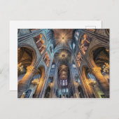 Carte Postale Dans Notre-Dame (Devant / Derrière)