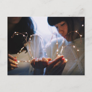 Carte Postale Dans notre main 2016 NYC Lighting Portrait photo