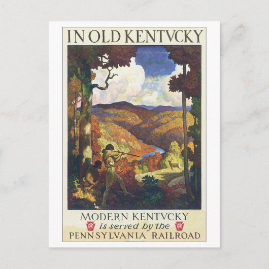 Carte Postale Dans Old Kentucky Pennsylvania Railroad (Devant)