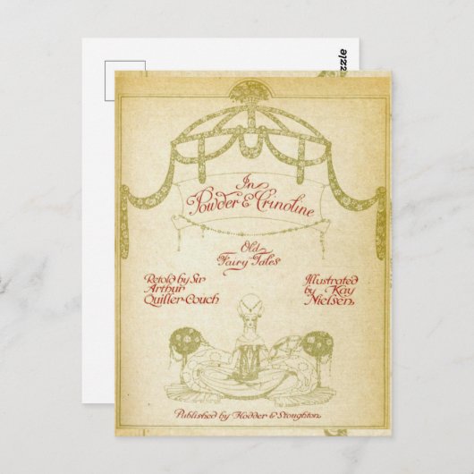 Carte Postale Dans Powder et Crinoline, Kay Nielsen a publié le  (Devant / Derrière)