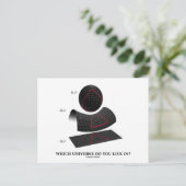 Carte Postale Dans Quel Univers Vis-Tu ? (Humour physique) (Debout devant)