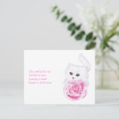 Carte Postale Dans son petit coeur (Debout devant)