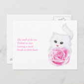 Carte Postale Dans son petit coeur (Devant / Derrière)