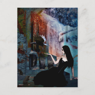 CARTE POSTALE DANS SON ROYAUME OMBRE