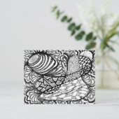 Carte Postale dans stylet et encre (Debout devant)