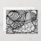 Carte Postale dans stylet et encre (Devant / Derrière)