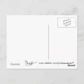 Carte Postale dans stylet et encre (Dos)